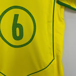 Shop 2004/06 BRAZIL R.CARLOS #6 HOME SHIRT (S) NIKE, classic football shirts, vintage football shirts & retro soccer jerseys at Cult Kits