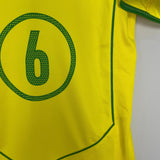 Shop 2004/06 BRAZIL R.CARLOS #6 HOME SHIRT (S) NIKE, classic football shirts, vintage football shirts & retro soccer jerseys at Cult Kits