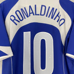 Shop 2004/06 BRAZIL RONALDINHO #10 AWAY SHIRT (L) NIKE, classic football shirts, vintage football shirts & retro soccer jerseys at Cult Kits