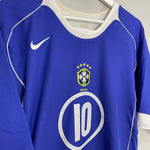 Shop 2004/06 BRAZIL RONALDINHO #10 AWAY SHIRT (XXXL) NIKE, classic football shirts, vintage football shirts & retro soccer jerseys at Cult Kits