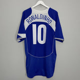 Shop 2004/06 BRAZIL RONALDINHO #10 AWAY SHIRT (XXXL) NIKE, classic football shirts, vintage football shirts & retro soccer jerseys at Cult Kits