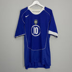 Shop 2004/06 BRAZIL RONALDINHO #10 AWAY SHIRT (XXXL) NIKE, classic football shirts, vintage football shirts & retro soccer jerseys at Cult Kits