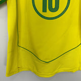Shop 2004/06 BRAZIL RONALDINHO #10 HOME SHIRT (S) NIKE, classic football shirts, vintage football shirts & retro soccer jerseys at Cult Kits