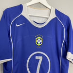 Shop 2004/06 BRAZIL RONALDINHO #7 AWAY SHIRT (M/L) NIKE, classic football shirts, vintage football shirts & retro soccer jerseys at Cult Kits