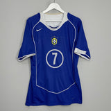 Shop 2004/06 BRAZIL RONALDINHO #7 AWAY SHIRT (M/L) NIKE, classic football shirts, vintage football shirts & retro soccer jerseys at Cult Kits