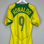 2004/06 BRAZIL RONALDO 9 *FIFA CENTENNIAL* HOME SHIRT (M) NIKE - Cult Kits - Medium - Buy Vintage Football Shirts, Authentic Retro Football Shirts For Sale, Classic Football Shirts & Soccer Jersey