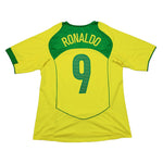 Buy 2004/06 BRAZIL RONALDO 9 HOME SHIRT (L) NIKE ~ Free worldwide shipping available ~ Authentic Vintage Football Shirts from Cult Kits
