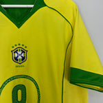 Shop 2004/06 BRAZIL RONALDO #9 HOME SHIRT (L) NIKE, classic football shirts, vintage football shirts & retro soccer jerseys at Cult Kits
