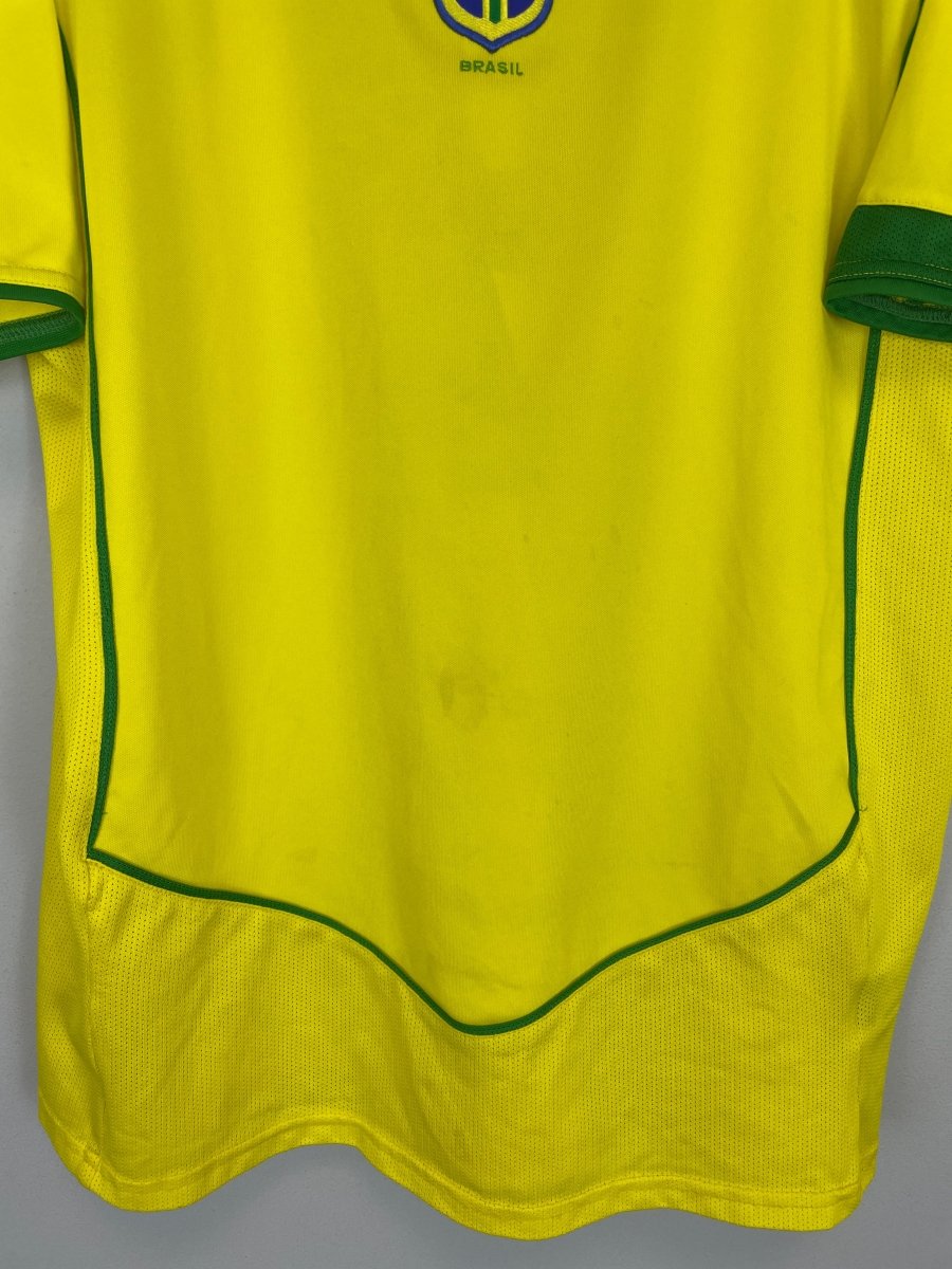 2004/06 BRAZIL RONALDO 9 HOME SHIRT (L) NIKE - Cult Kits - Large - Buy Vintage Football Shirts, Authentic Retro Football Shirts For Sale, Classic Football Shirts & Soccer Jersey