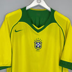 2004/06 BRAZIL RONALDO 9 HOME SHIRT (L) NIKE - Cult Kits - Large - Buy Vintage Football Shirts, Authentic Retro Football Shirts For Sale, Classic Football Shirts & Soccer Jersey