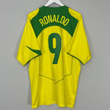 Shop 2004/06 BRAZIL RONALDO #9 HOME SHIRT (XL) NIKE, classic football shirts, vintage football shirts & retro soccer jerseys at Cult Kits