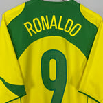 Shop 2004/06 BRAZIL RONALDO #9 HOME SHIRT (XL) NIKE, classic football shirts, vintage football shirts & retro soccer jerseys at Cult Kits