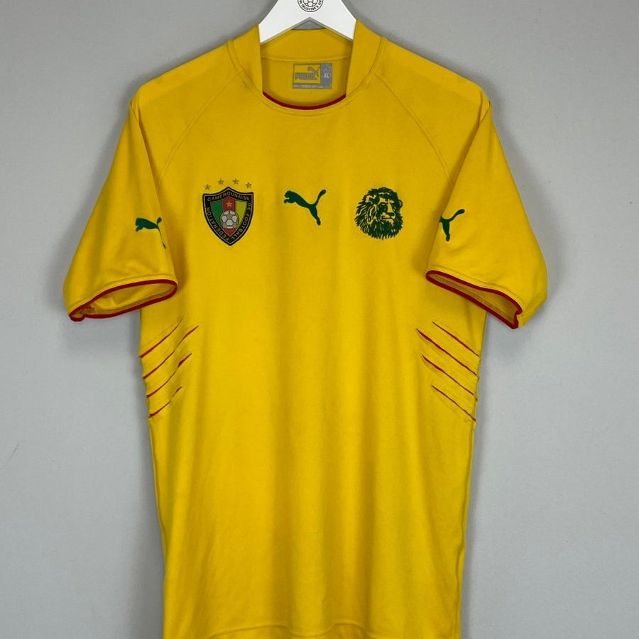 2004/06 CAMEROON AWAY SHIRT (XL) PUMA - Cult Kits - XL - Buy Vintage Football Shirts, Authentic Retro Football Shirts For Sale, Classic Football Shirts & Soccer Jersey