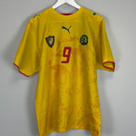 Shop 2004/06 CAMEROON ETO'O #9 AWAY SHIRT (L) PUMA, classic football shirts, vintage football shirts & retro soccer jerseys at Cult Kits