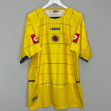 Shop 2004/06 COLOMBIA HOME SHIRT (XXL) LOTTO, classic football shirts, vintage football shirts & retro soccer jerseys at Cult Kits