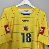 Shop 2004/06 COLOMBIA RENTERIA #18 HOME SHIRT (XL) LOTTO, classic football shirts, vintage football shirts & retro soccer jerseys at Cult Kits