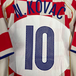 Shop 2004/06 CROATIA N.KOVAC #10 HOME SHIRT (L) NIKE, classic football shirts, vintage football shirts & retro soccer jerseys at Cult Kits