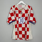 Shop 2004/06 CROATIA N.KOVAC #10 HOME SHIRT (L) NIKE, classic football shirts, vintage football shirts & retro soccer jerseys at Cult Kits