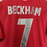 Shop 2004/06 ENGLAND BECKHAM #7 AWAY SHIRT (XL) UMBRO, classic football shirts, vintage football shirts & retro soccer jerseys at Cult Kits