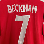Shop 2004/06 ENGLAND BECKHAM #7 AWAY SHIRT (XL) UMBRO, classic football shirts, vintage football shirts & retro soccer jerseys at Cult Kits