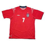 Buy 2004/06 England Beckham 7 Away Shirt (XL) Umbro ~ Free worldwide shipping ~ Authentic Vintage Football Shirts from Cult Kits
