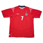 Buy 2004/06 England Beckham 7 Away Shirt (XL) Umbro ~ Free worldwide shipping ~ Authentic Vintage Football Shirts from Cult Kits