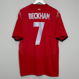 Shop 2004/06 ENGLAND BECKHAM #7 AWAY SHIRT (XXL) UMBRO, classic football shirts, vintage football shirts & retro soccer jerseys at Cult Kits