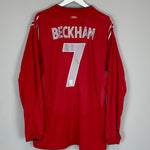 2004/06 ENGLAND BECKHAM 7 L/S AWAY SHIRT (XXL) UMBRO - Cult Kits - XXL - Buy Vintage Football Shirts, Authentic Retro Football Shirts For Sale, Classic Football Shirts & Soccer Jersey