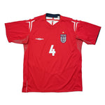 Buy 2004/06 England Gerrard 4 Away Shirt (M) Umbro ~ Free worldwide shipping ~ Authentic Vintage Football Shirts from Cult Kits