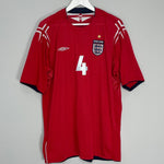 Shop 2004/06 ENGLAND GERRARD #4 AWAY SHIRT (XXL) UMBRO, classic football shirts, vintage football shirts & retro soccer jerseys at Cult Kits