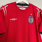 Shop 2004/06 ENGLAND OWEN #10 AWAY SHIRT (L) UMBRO, classic football shirts, vintage football shirts & retro soccer jerseys at Cult Kits