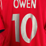 Shop 2004/06 ENGLAND OWEN #10 AWAY SHIRT (L) UMBRO, classic football shirts, vintage football shirts & retro soccer jerseys at Cult Kits