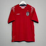 Shop 2004/06 ENGLAND OWEN #10 AWAY SHIRT (L) UMBRO, classic football shirts, vintage football shirts & retro soccer jerseys at Cult Kits