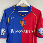 Shop 2004/06 FC BASEL HOME SHIRT (M) NIKE, classic football shirts, vintage football shirts & retro soccer jerseys at Cult Kits