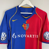 Shop 2004/06 FC BASEL HOME SHIRT (M) NIKE, classic football shirts, vintage football shirts & retro soccer jerseys at Cult Kits