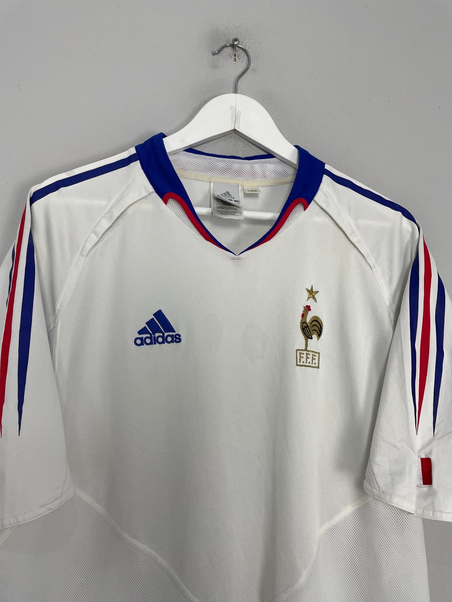 Shop 2004/06 FRANCE AWAY SHIRT (XL) ADIDAS, classic football shirts, vintage football shirts & retro soccer jerseys at Cult Kits