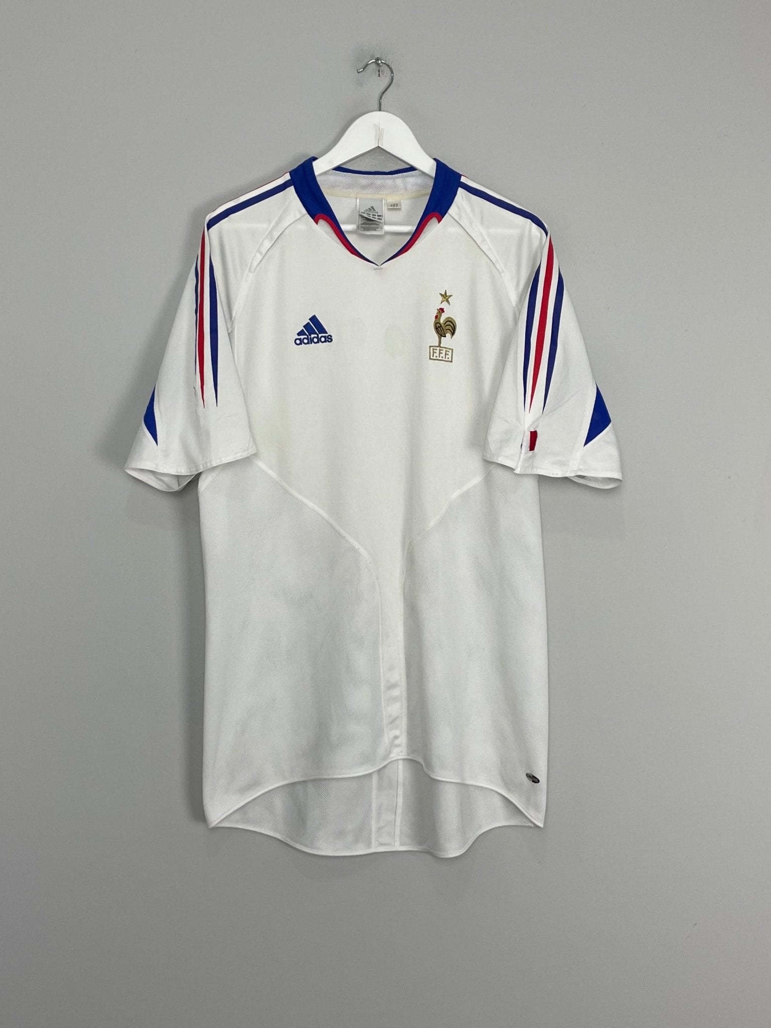 Shop 2004/06 FRANCE AWAY SHIRT (XL) ADIDAS, classic football shirts, vintage football shirts & retro soccer jerseys at Cult Kits