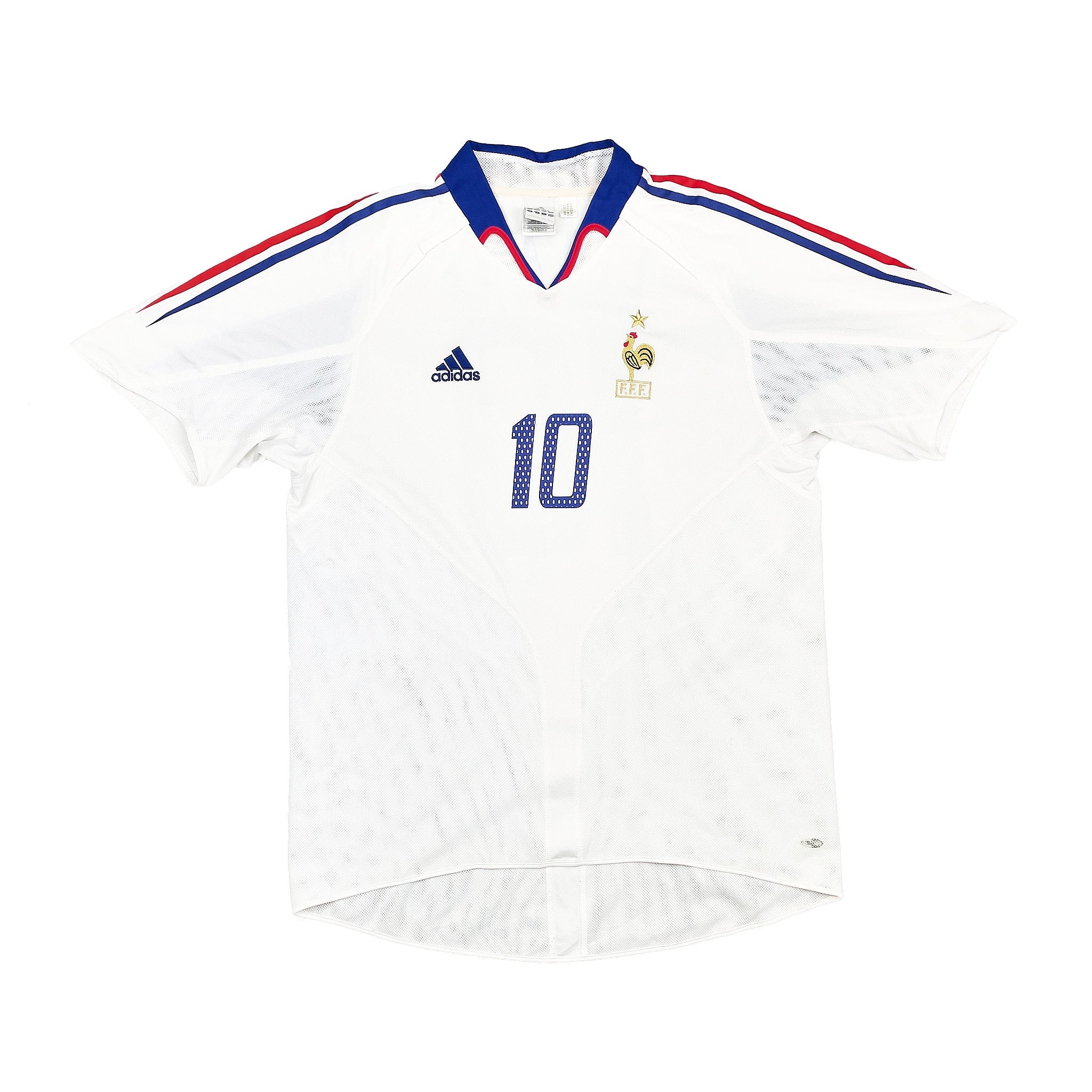 Buy 2004/06 FRANCE ZIDANE 10 AWAY SHIRT (L) ADIDAS ~ Free worldwide shipping available ~ Authentic Vintage Football Shirts from Cult Kits