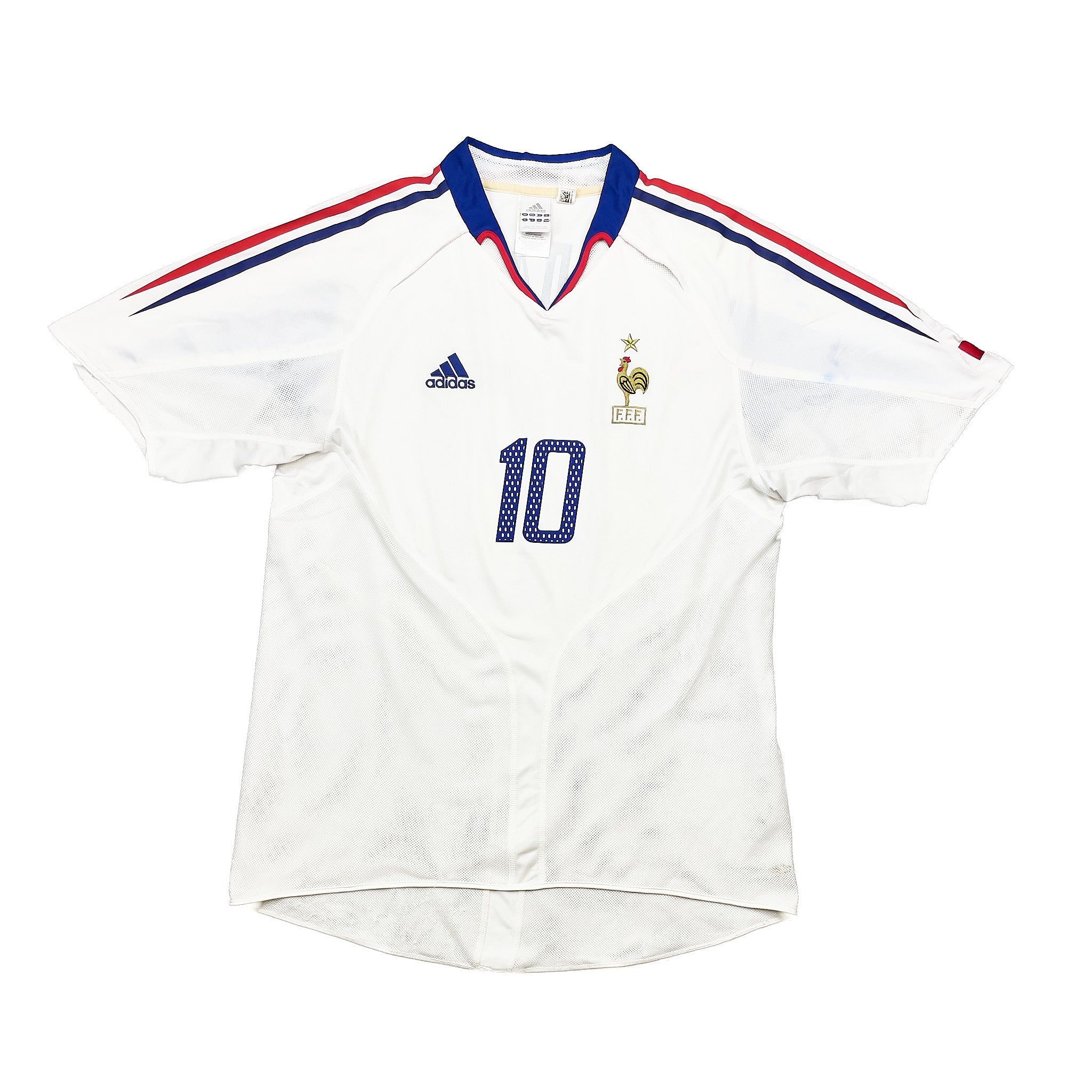 Buy 2004/06 France Zidane 10 Away Shirt (L) Adidas ~ Free worldwide shipping ~ Authentic Vintage Football Shirts from Cult Kits