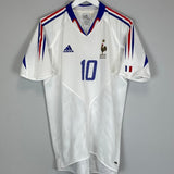 2004/06 FRANCE ZIDANE 10 AWAY SHIRT (M) ADIDAS - Cult Kits - Medium - Buy Vintage Football Shirts, Authentic Retro Football Shirts For Sale, Classic Football Shirts & Soccer Jersey