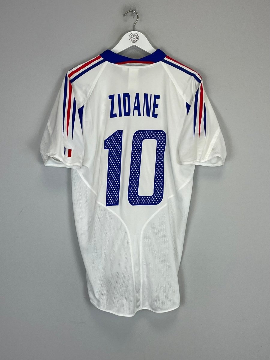 2004/06 FRANCE ZIDANE 10 AWAY SHIRT (M) ADIDAS - Cult Kits - Medium - Buy Vintage Football Shirts, Authentic Retro Football Shirts For Sale, Classic Football Shirts & Soccer Jersey