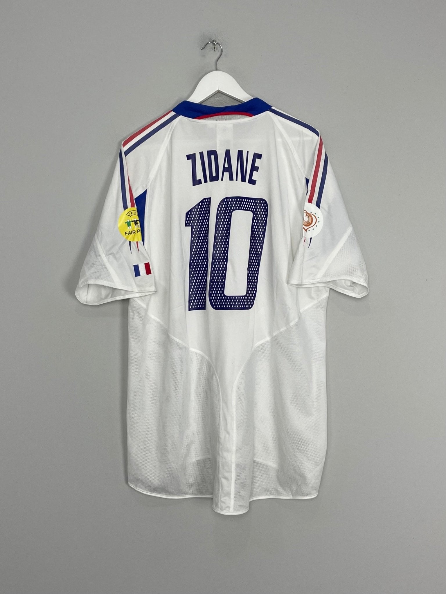 Shop 2004/06 FRANCE ZIDANE #10 AWAY SHIRT (XL) ADIDAS, classic football shirts, vintage football shirts & retro soccer jerseys at Cult Kits