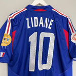 Shop 2004/06 FRANCE ZIDANE #10 HOME SHIRT (L) ADIDAS, classic football shirts, vintage football shirts & retro soccer jerseys at Cult Kits