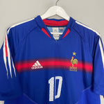 Shop 2004/06 FRANCE ZIDANE #10 HOME SHIRT (L) ADIDAS, classic football shirts, vintage football shirts & retro soccer jerseys at Cult Kits