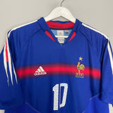 Shop 2004/06 FRANCE ZIDANE #10 HOME SHIRT (L) ADIDAS, classic football shirts, vintage football shirts & retro soccer jerseys at Cult Kits