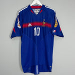 Shop 2004/06 FRANCE ZIDANE #10 HOME SHIRT (L) ADIDAS, classic football shirts, vintage football shirts & retro soccer jerseys at Cult Kits