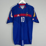 Shop 2004/06 FRANCE ZIDANE #10 HOME SHIRT (L) ADIDAS, classic football shirts, vintage football shirts & retro soccer jerseys at Cult Kits