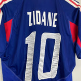 2004/06 FRANCE ZIDANE 10 HOME SHIRT (M) ADIDAS - Cult Kits - Medium - Buy Vintage Football Shirts, Authentic Retro Football Shirts For Sale, Classic Football Shirts & Soccer Jersey