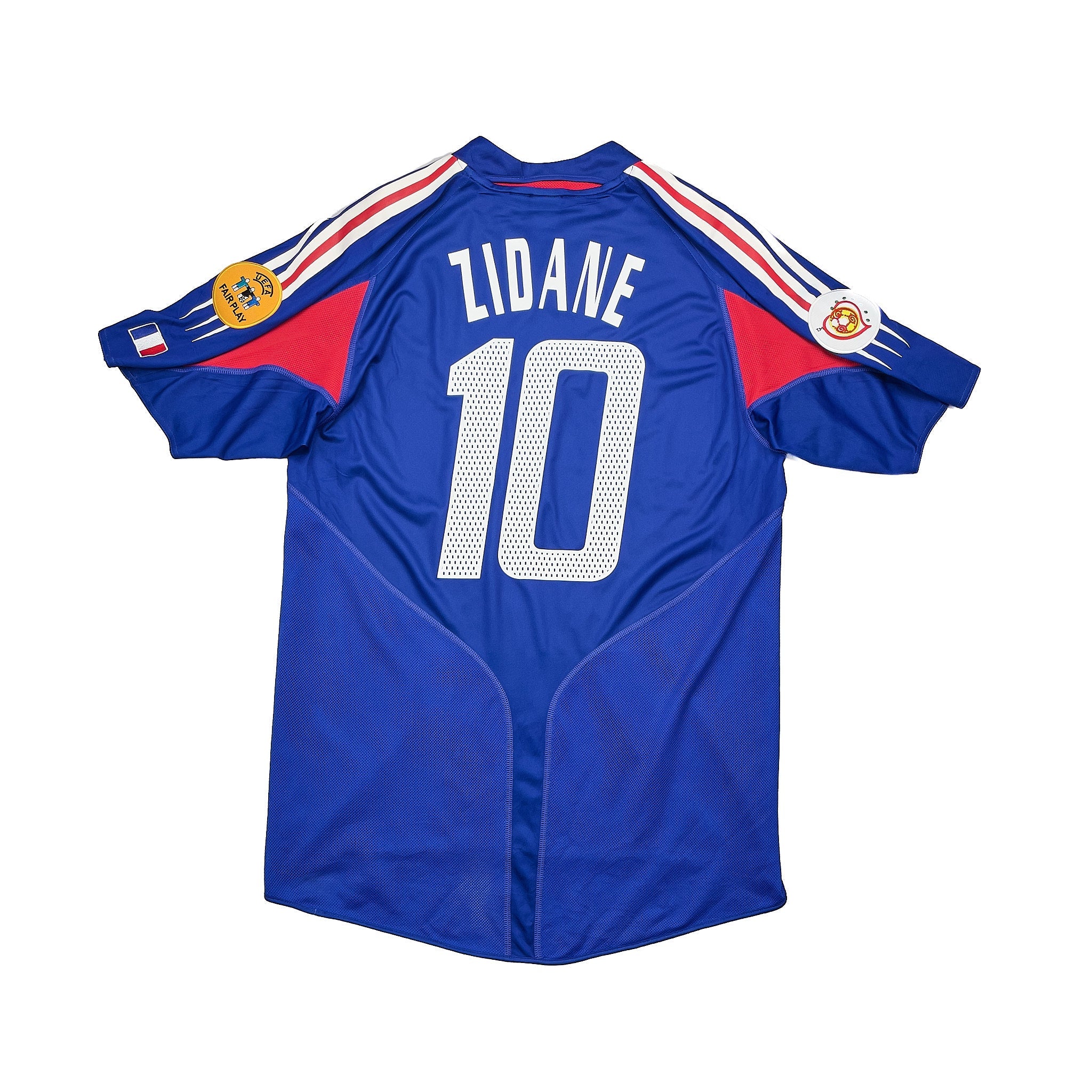 Buy 2004/06 France Zidane 10 Home Shirt (M) Adidas ~ Free worldwide shipping ~ Authentic Vintage Football Shirts from Cult Kits