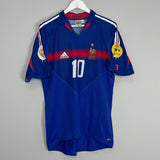 Shop 2004/06 FRANCE ZIDANE #10 HOME SHIRT (M) ADIDAS, classic football shirts, vintage football shirts & retro soccer jerseys at Cult Kits